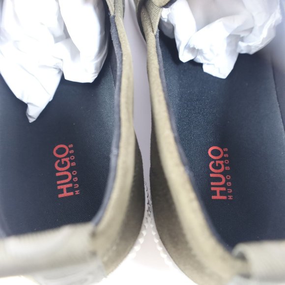 Hugo Boss Men's Zero Slip on Suede Sneakers 10 US Dark Green- 0093, 0096 - Picture 8 of 10